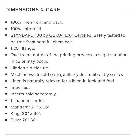 Serena and Lily Oceana Euro Sham Sky/light blue 1 - Picture 5 of 8